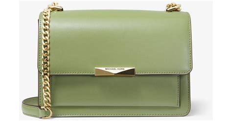 michael kors umhängetasche jade large|Jade Large Leather Crossbody .